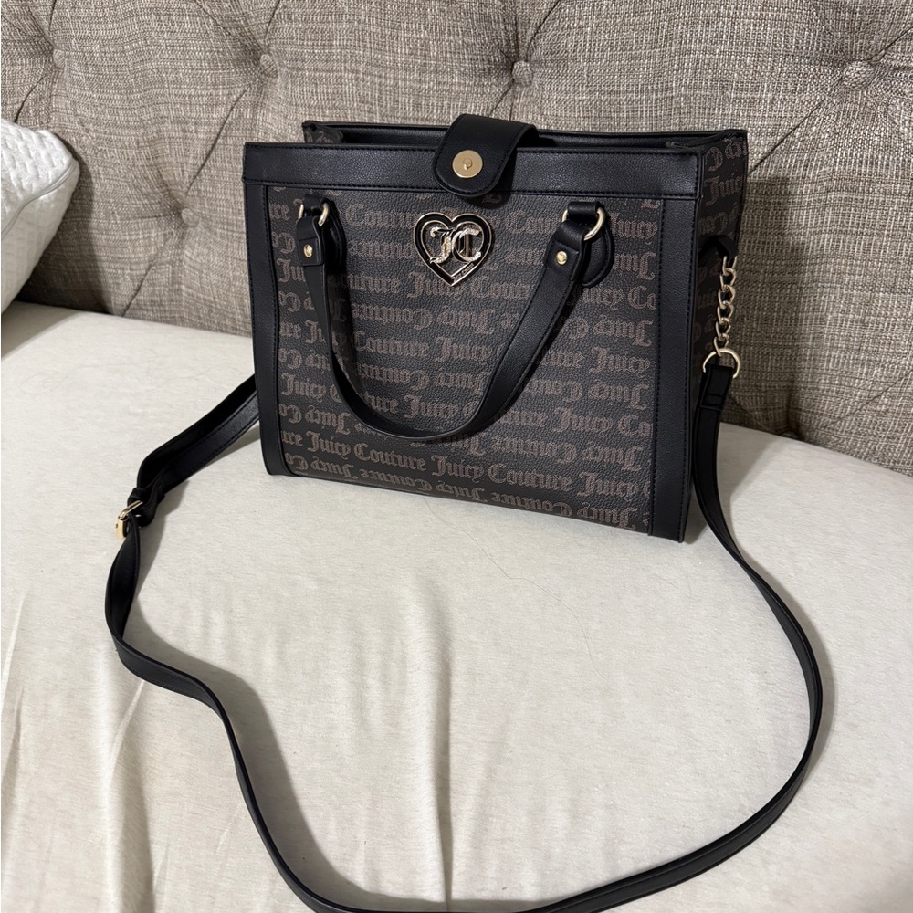 Juicy Couture Black and Gray Women's Bag
